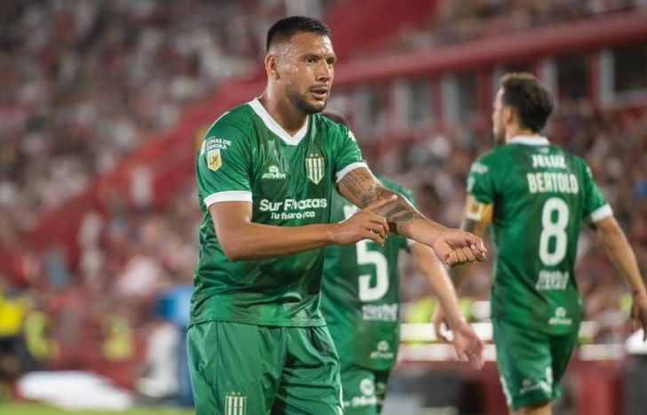 Chávez, el únco jugador de Banfield en anotar en la Liga.
