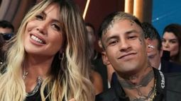 Wanda Nara y L-Gante.