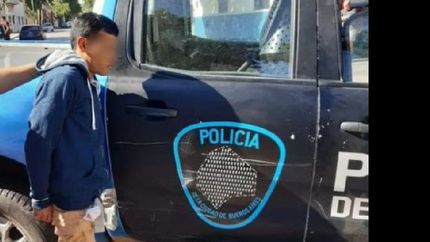 fue atacada por motochoros.