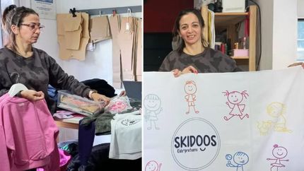 María Eugenia hizo realidad su sueño de emprender en un proyecto de indumentaria infantil.