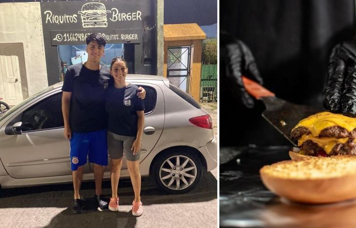 Mariano, junto a su novia Geraldine, continúa apostando a su emprendimiento y a seguir creciendo en Lomas.