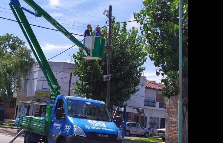 la colocación de los dispositivos avanza en distintos barrios.