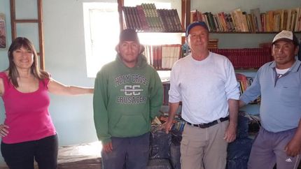 Graciela, feliz de haber hecho una obra de servicio muy especial.