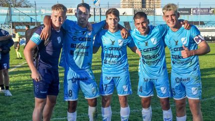 Sosa, junto a Toledo, Reinhart y Díaz, los otros pibes del Cele. Sosa, junto a Toledo, Reinhart y Díaz, los otros pibes del Cele.