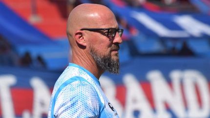 Orfila, dolido por la injusta derrota.