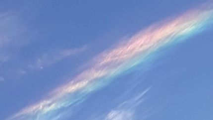 Diario La Unión | El fenómeno es similar al arcoiris y no es frecuente en Lomas.