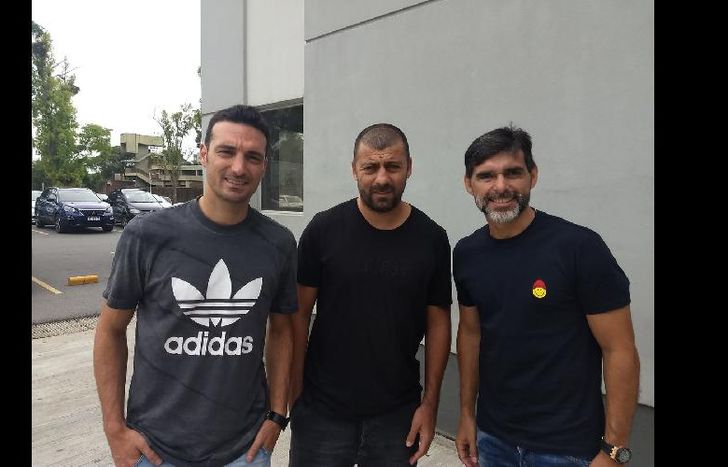 Los integrantes de la Selección pasaron por Lanús.