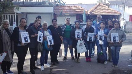 durante uno de los pedidos de justicia por el crimen de 2019.