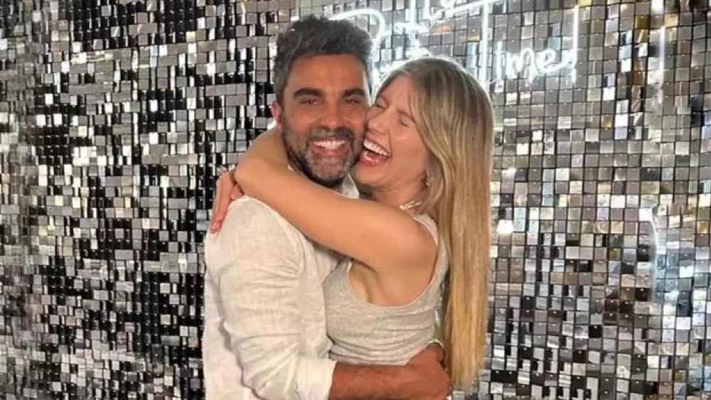 Peluca Brusca y Laurita Fernández, separados.