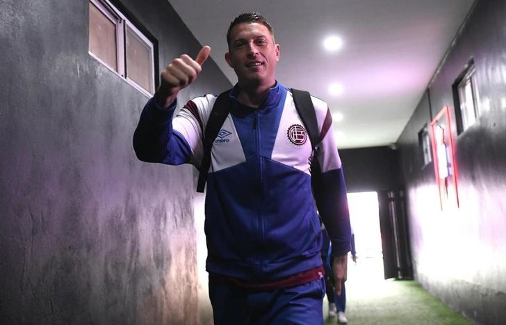 Losada, una de las figuras de Lanús.