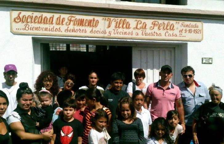 Los vecinos del barrio, unidos.