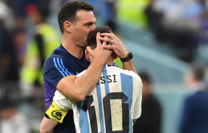 Scaloni tiene una excelente relación con Lionel Messi.