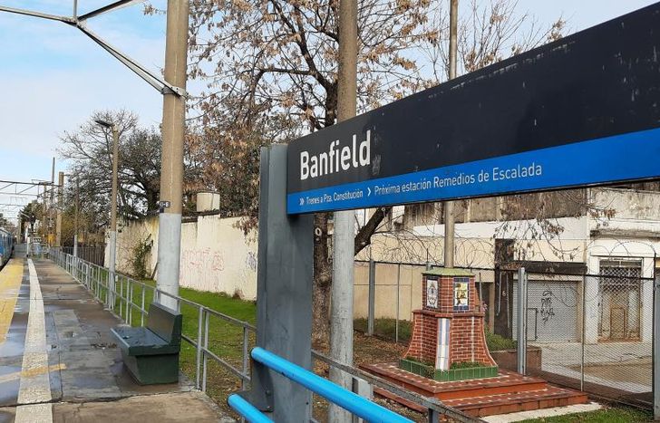 Estación de trenes de Banfield.