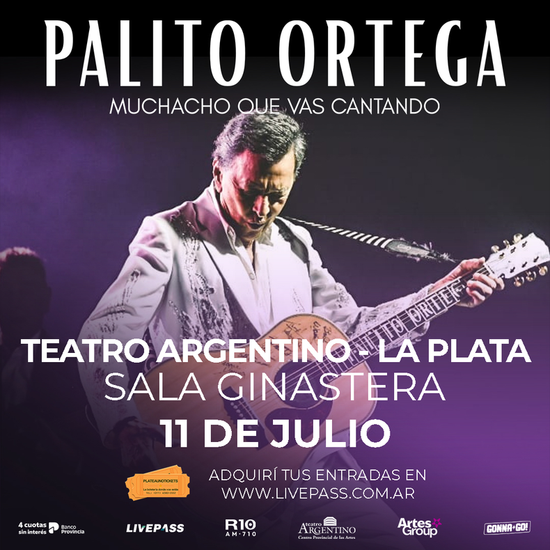 Palito Ortega, en la Provincia. 