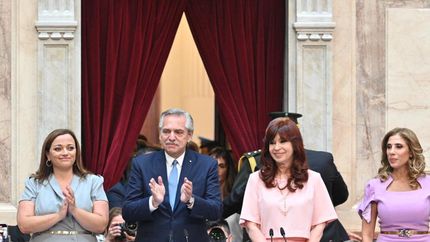 El presidente, en la apertura del año legislativo.