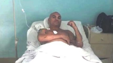 la Hiena Barrios fue apuñalado  durante los festejos del último Año Nuevo.