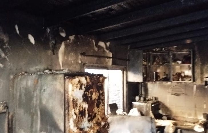 Las llamas arrasaron con todo.