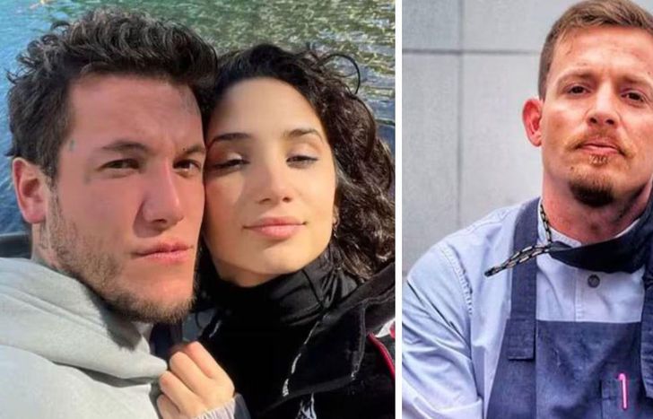 Alex Caniggia, Melody Luz y Santiago del Zar, en un escándalo.