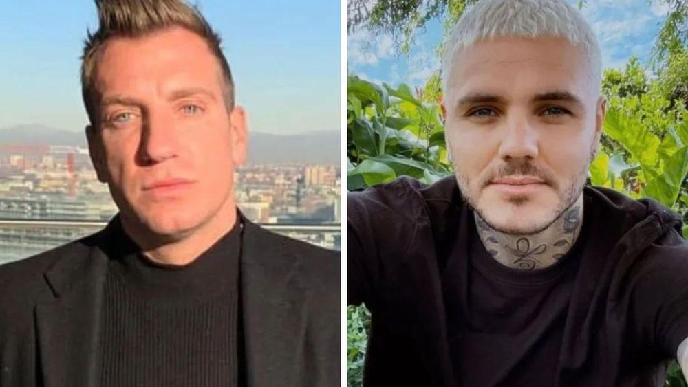 Maxi López y Mauro Icardi.