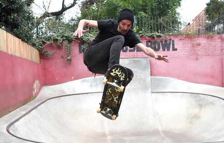 Fernando realizó el skatepark impulsado por su pasión por las patinetas.