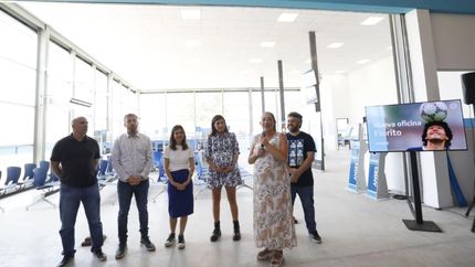 La oficina lleva el nombre de Diego Armando Maradona.