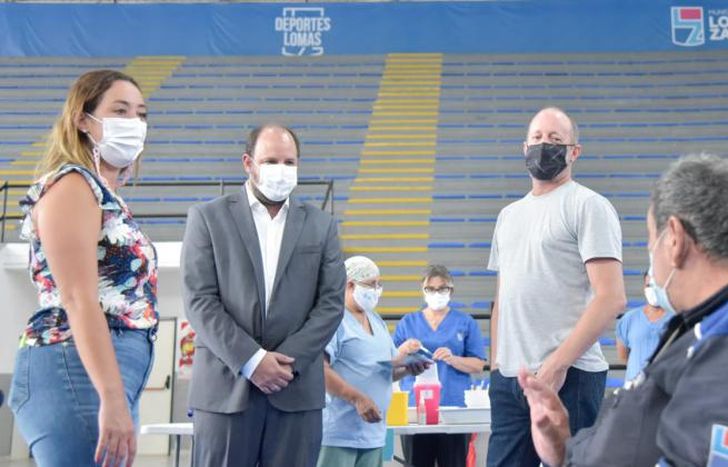 Insaurralde supervisó un operativo en el Parque de Lomas.