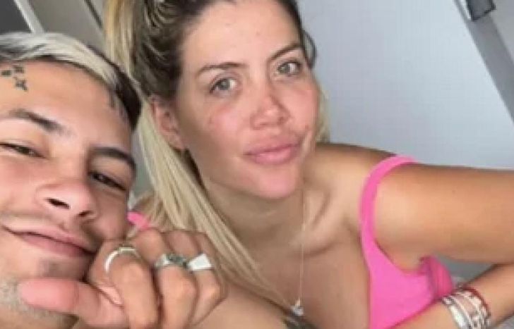 Wanda Nara y L-Gante, a full.