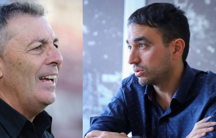 Frank Kudelka y Luis María Chebel se expresaron tras la suspensión del partido ante Unión.