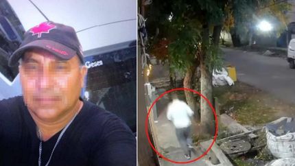 El acusado había sido filmado en plena fuga.