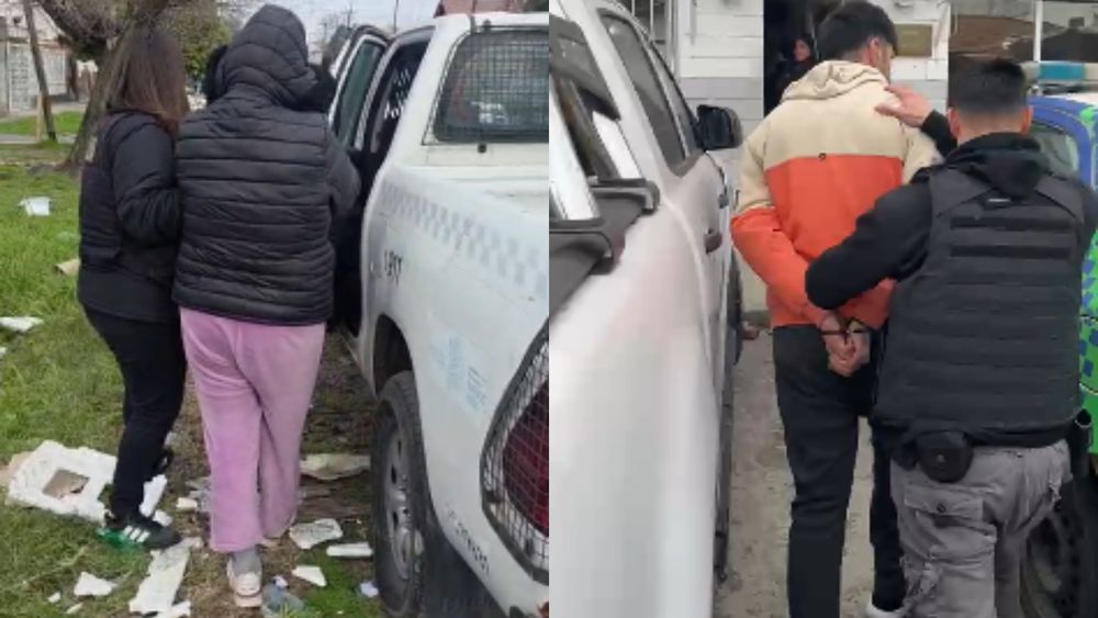 Los detenidos por el robo en la panadería de San José.