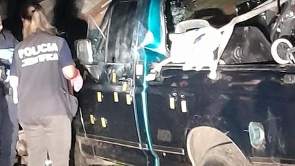 La víctima chocó su auto en una esquina de Villa Diamante.