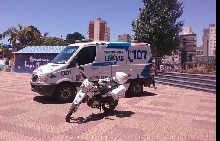 El servicio tiene motos, ambulancias y unidades especiales.