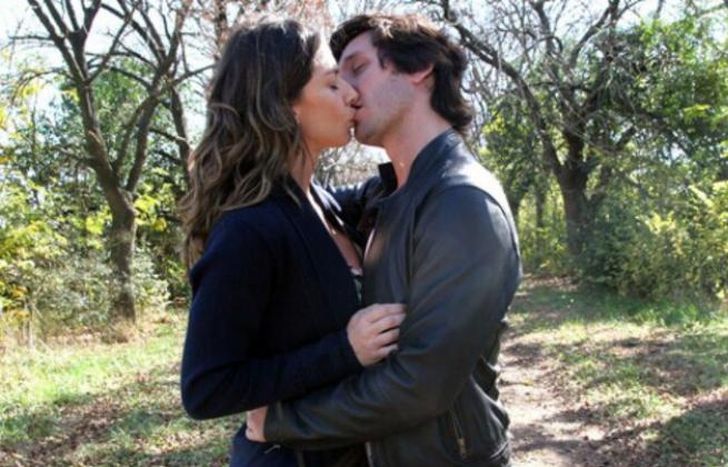 Vicuña y Gaetani, grabando en Herederos de una Venganza.