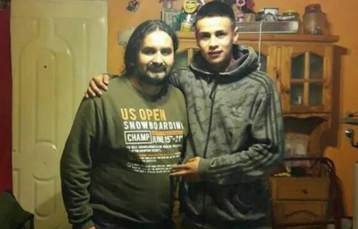 Iván Echeverría junto a su padre, Martín Echeverría.