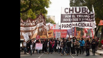 paro total docente en solidaridad con los trabajadores de chubut