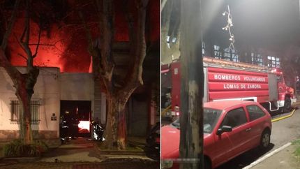 destruccion total por un feroz incendio en una libreria de banfield destruccion total por un feroz incendio en una libreria de banfield