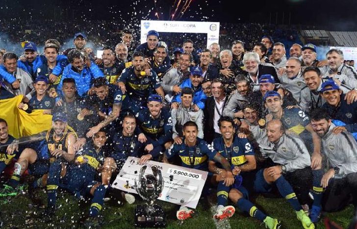 Todo Boca festeja la obtención del título que se dio en la tanda de penales.