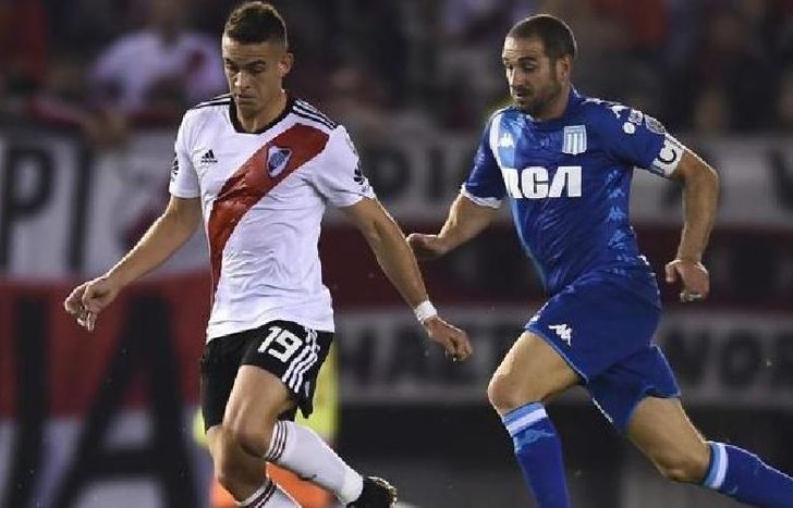 Rafael Borré y Licha López, los goleadores de River y Racing para una nueva edición del clásico.