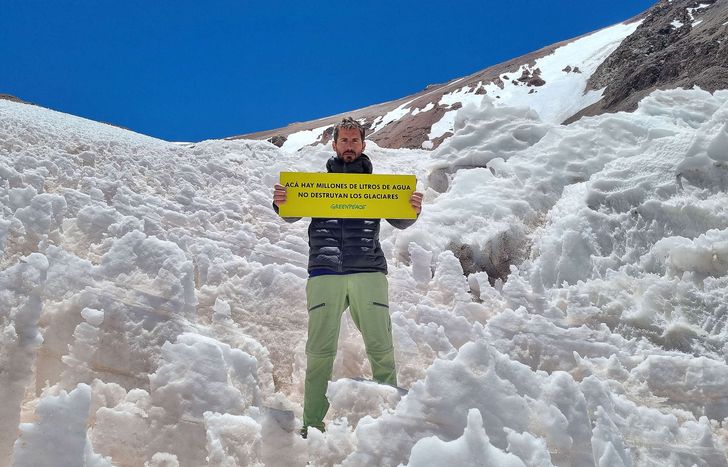 Según un estudio de Greenpeace, ocho de cada 10 argentinos están en contra de la reforma a la Ley de Glaciares.&nbsp;
