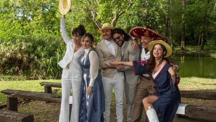 El elenco protagónico.