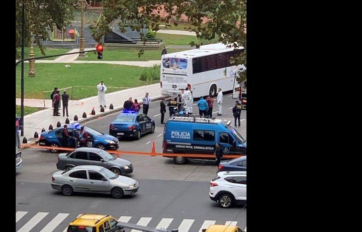 la zona del hecho está totalmente vallada.