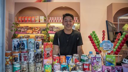 El Chino en su negocio.&nbsp;