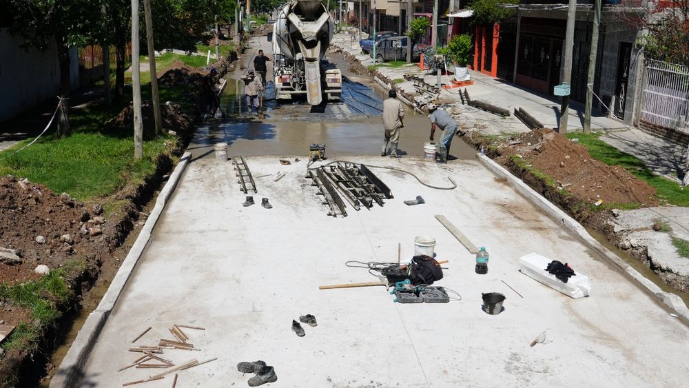 Las obras llegan a los distintos barrios de Lomas de Zamora.