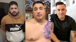 Nahuel Vargas junto a los otros asesinos de Fernando Pérez Algaba.