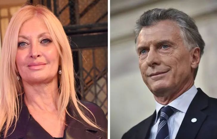 Yuyito González y Mauricio Macri.&nbsp;