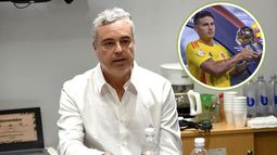 El presidente de Banfield aclaró cómo fue el intento de repatriar al 10 de Colombia.