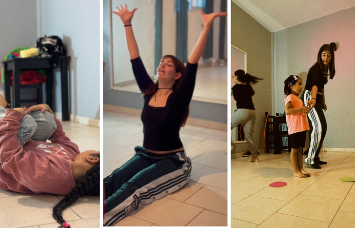 Male Haedo vive en Lomas y dicta clases de danza para niños y adultos en el Club Eca de Temperley.&nbsp;