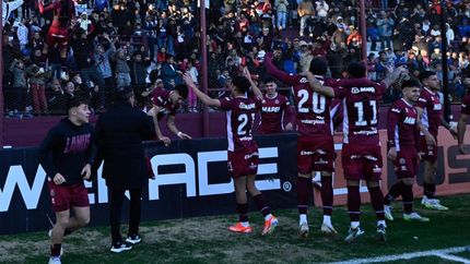 El festejo Granate tras eliminar a River Plate. El festejo Granate tras eliminar a River Plate.