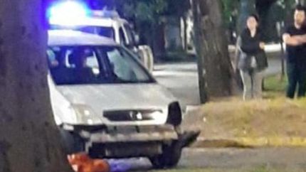 El choque fue en la noche del viernes. El choque fue en la noche del viernes.