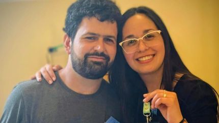 Los emprendedores Francisco Silva y Sabrina Pérez.